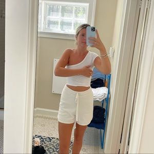 Emma and Sam one shoulder crop top!